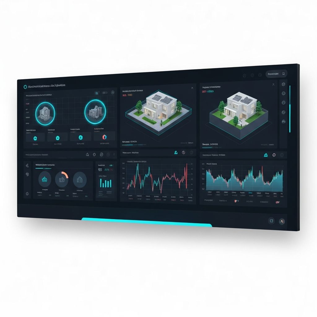Dashboard de inteligência artificial para imobiliárias