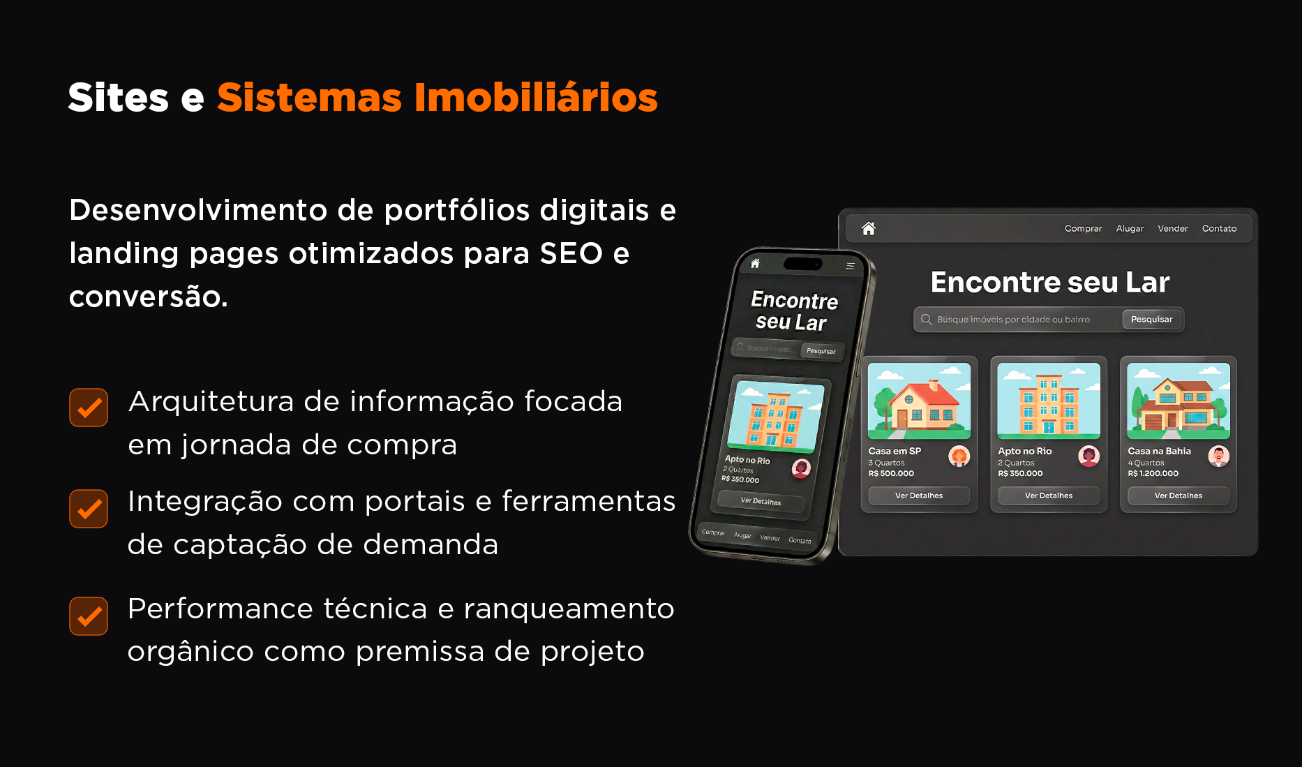 Sites e Sistemas Imobiliários